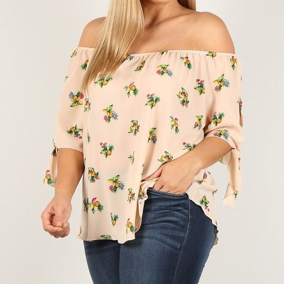 🎀Floral Print Top🎀 - Picture 3 of 4